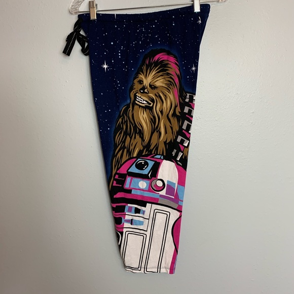 STAR WARS LIGHTWEIGHT COTTON PJ CAPRI BOTTOMS M - Picture 2 of 3
